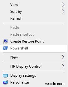 विंडोज 10 में संदर्भ मेनू में पावरशेल कैसे जोड़ें 