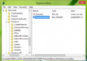 विंडोज 11/10 में विंडोज इंस्टालर की रोलबैक सुविधा को अक्षम करें 