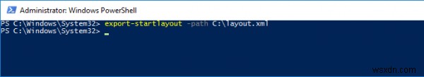 कैसे आयात करें, PowerShell का उपयोग करके विंडोज 11/10 में स्टार्ट मेनू लेआउट निर्यात करें 