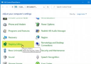 विंडोज 11/10 में कंट्रोल पैनल में रजिस्ट्री एडिटर कैसे जोड़ें 