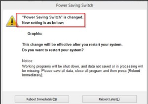 विंडोज 11/10 पर पावर सेविंग स्विच को बदल दिया गया है 