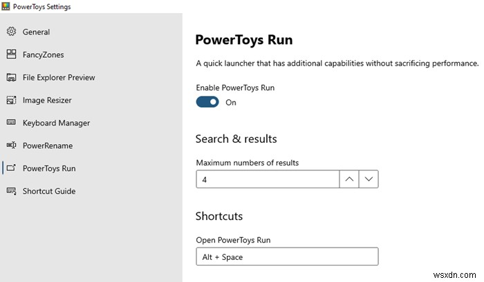 PowerToys Run और कीबोर्ड प्रबंधक PowerToy का उपयोग कैसे करें 