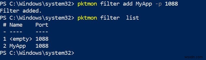 विंडोज 10 में नए नेटवर्क स्निफर टूल PktMon.exe का उपयोग कैसे करें 