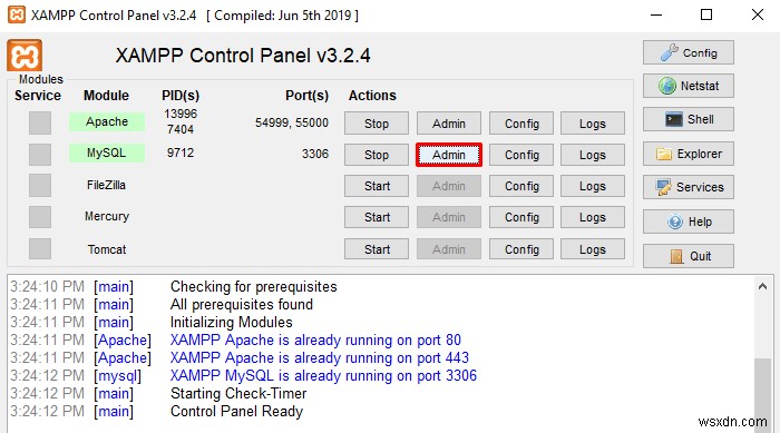 XAMPP पर phpMyAdmin पासवर्ड कैसे बदलें 