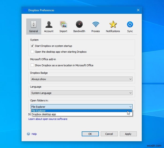 विंडोज़ में फ़ाइल एक्सप्लोरर में ड्रॉपबॉक्स फ़ाइलें और फ़ोल्डर्स कैसे खोलें 