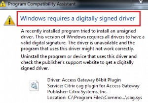 फिक्स विंडोज को डिजिटल रूप से हस्ताक्षरित ड्राइवर त्रुटि की आवश्यकता है 