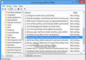 विंडोज 11/10 कंप्यूटर के लिए ग्रुप पॉलिसी रिफ्रेश इंटरवल कैसे बदलें 