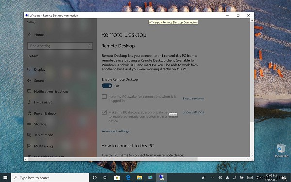 विंडोज होम (आरडीपी) में विंडोज 10 रिमोट डेस्कटॉप का उपयोग कैसे करें 