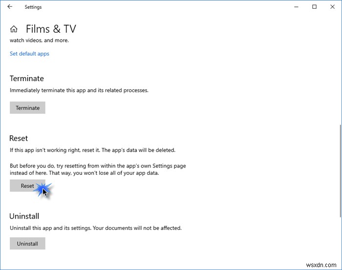 विंडोज 11/10 पर मूवी और टीवी ऐप फ्रीजिंग, काम नहीं कर रहा या खुल रहा है 