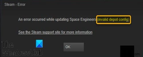 विंडोज पीसी पर अमान्य डिपो कॉन्फ़िगरेशन स्टीम त्रुटि को ठीक करें 