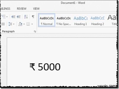 भारतीय रुपया मुद्रा प्रतीक:विंडोज 11/10 में कीबोर्ड शॉर्टकट का उपयोग कैसे करें 