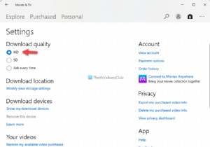 विंडोज 11/10 की फिल्में और टीवी ऐप बनाएं हमेशा एचडी वीडियो डाउनलोड करें 