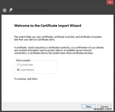 Windows 11/10 . में विश्वसनीय रूट प्रमाणपत्र कैसे प्रबंधित करें 