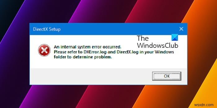 DirectX स्थापना विफल रही और Windows 11/10 पर स्थापित नहीं हो रही है 