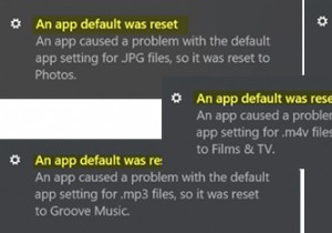 एक ऐप डिफ़ॉल्ट विंडोज 11/10 पर अधिसूचना त्रुटि रीसेट कर दी गई थी 