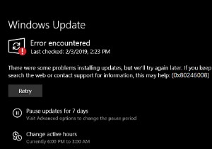 Windows 11/10 . में Windows अद्यतन त्रुटि 0x80246008 ठीक करें 
