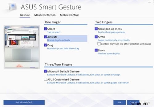 Windows 10 पर काम नहीं कर रहे ASUS स्मार्ट जेस्चर को ठीक करें 