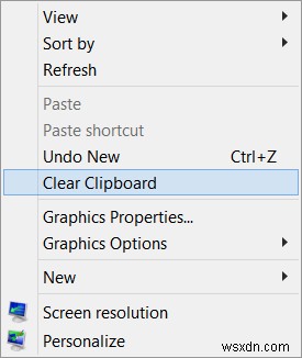 विंडोज 10 में शॉर्टकट, सीएमडी या संदर्भ मेनू का उपयोग करके क्लिपबोर्ड को कैसे साफ़ करें 