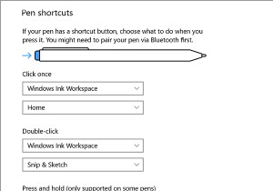 विंडोज 10 में पेन और विंडोज इंक वर्कस्पेस सेटिंग्स कॉन्फ़िगर करें 