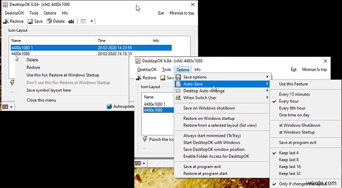 अनडॉक करते समय डेस्कटॉप आइकॉन को हिलने से कैसे रोकें - विंडोज 10 