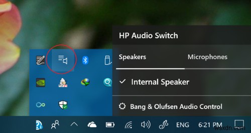 Windows 10 में स्टार्टअप पर स्क्रिप्ट फ़ाइल HPAudioswitchLC.vbs नहीं ढूँढ सकता 