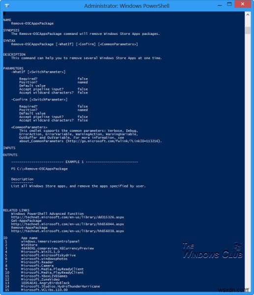 PowerShell स्क्रिप्ट का उपयोग करके सभी Windows Store ऐप्स को पूरी तरह से निकालें या अनइंस्टॉल करें 