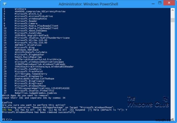 PowerShell स्क्रिप्ट का उपयोग करके सभी Windows Store ऐप्स को पूरी तरह से निकालें या अनइंस्टॉल करें 