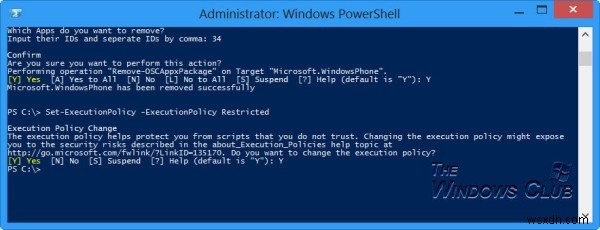 PowerShell स्क्रिप्ट का उपयोग करके सभी Windows Store ऐप्स को पूरी तरह से निकालें या अनइंस्टॉल करें 