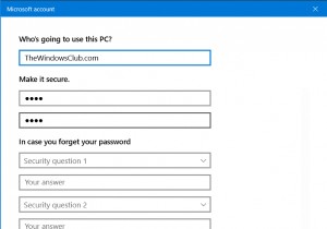 रजिस्ट्री या समूह नीति का उपयोग करके विंडोज 11/10 में सुरक्षा प्रश्नों को कैसे चालू या बंद करें? 
