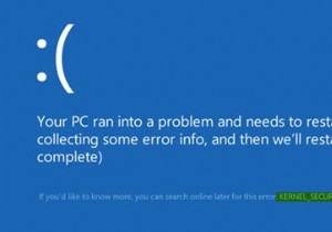 Windows 11/10 . में कर्नेल सुरक्षा जाँच विफलता त्रुटि 