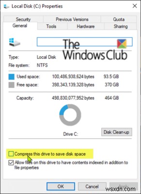 WinPE 10 में NTFS संपीड़न सक्षम होने पर DISM त्रुटि 112 के साथ विफल हो जाता है 