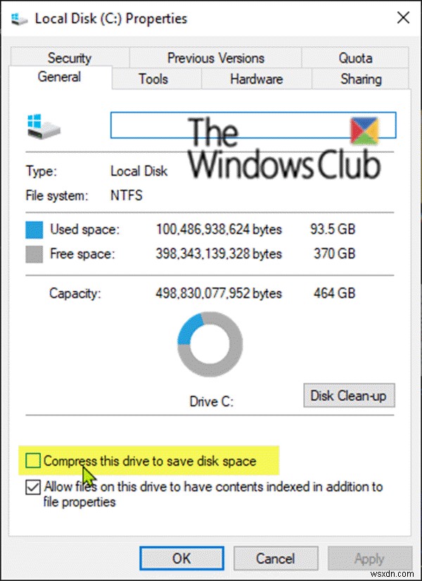 WinPE 10 में NTFS संपीड़न सक्षम होने पर DISM त्रुटि 112 के साथ विफल हो जाता है 