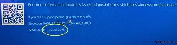 Windows 11/10 पर HIDCLASS.sys विफल ब्लू स्क्रीन त्रुटि को ठीक करें 