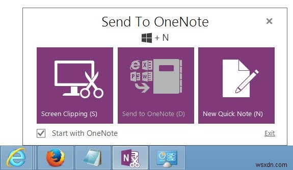 Windows PC में Send To OneNote को अक्षम या हटा दें 