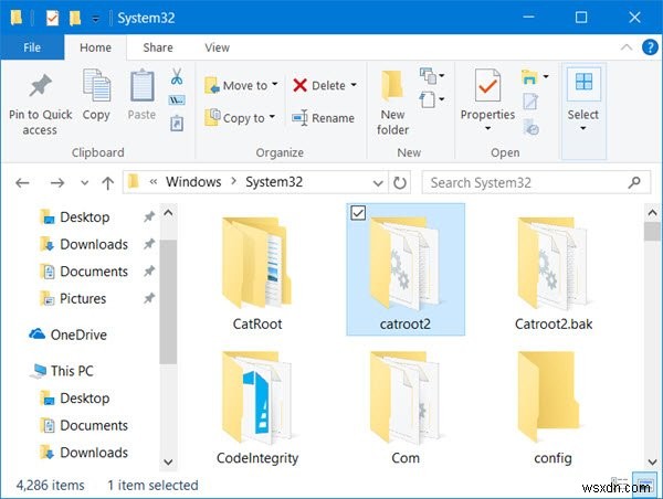 Catroot &Catroot2 फोल्डर क्या है? आप Windows 10 में catroot2 फ़ोल्डर को कैसे रीसेट करते हैं? 