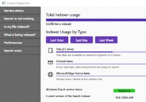 इंडेक्सर डायग्नोस्टिक्स टूल विंडोज 10 सर्च इंडेक्सर समस्याओं को ठीक करने में मदद करेगा 