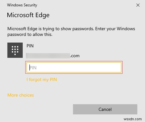 विंडोज 10 पर एज ब्राउजर में पासवर्ड और फॉर्म-फिल को सक्षम और प्रबंधित करें 