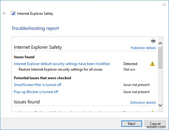 इन समस्या निवारकों का उपयोग करके Internet Explorer में प्रदर्शन और सुरक्षा समस्याओं को ठीक करें 