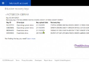 Windows 10 में OneDrive से BitLocker पुनर्प्राप्ति कुंजी को कैसे हटाएं 