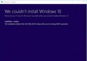विंडोज 10 अपग्रेड के दौरान त्रुटि 0x800F081E - 0x20003 ठीक करें 