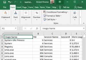 विंडोज टास्क मैनेजर में चल रही प्रक्रियाओं की सूची कैसे बनाएं और प्रिंट करें 