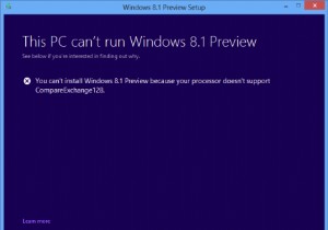 प्रोसेसर ComparExchange128 का समर्थन नहीं करता, Windows स्थापित नहीं कर सकता 