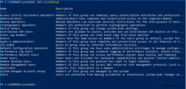 Windows PowerShell का उपयोग करके स्थानीय उपयोगकर्ताओं और समूहों का प्रबंधन कैसे करें 