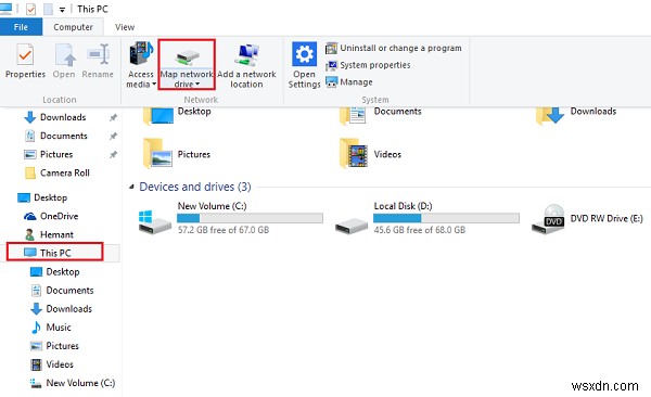 विंडोज 11/10 में फाइल एक्सप्लोरर में क्लाउड स्टोरेज को लोकल ड्राइव के रूप में मैप करें 