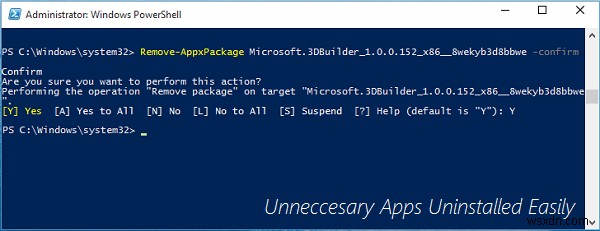 PowerShell का उपयोग करके Windows 11/10 में अपने उपयोगकर्ता खाते से Microsoft Store ऐप्स को अनइंस्टॉल कैसे करें 