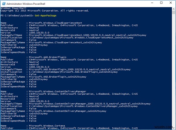 PowerShell का उपयोग करके Windows 11/10 में अपने उपयोगकर्ता खाते से Microsoft Store ऐप्स को अनइंस्टॉल कैसे करें 