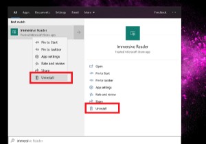 विंडोज 10 में इमर्सिव रीडर को अनइंस्टॉल कैसे करें 