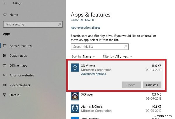 विंडोज 10 में 3D व्यूअर ऐप को कैसे अनइंस्टॉल करें 