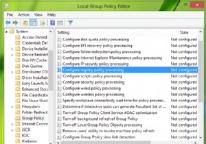 विंडोज 10 में रजिस्ट्री पॉलिसी की बैकग्राउंड प्रोसेसिंग को कैसे निष्क्रिय करें 