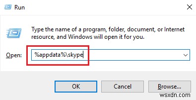 निर्देशिका परिणाम लोड करने में असमर्थ Windows 10 पर Skype कहता है 